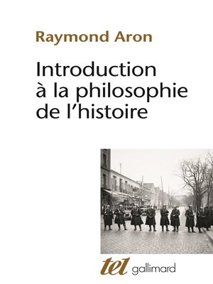 cover image of Introduction à la philosophie de l'histoire. Essai sur les limites de l'objectivité historique